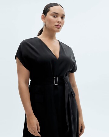 Mango Asymmetrical Dress with Belt