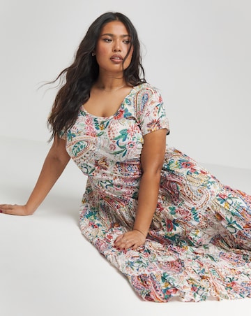 joe browns boho dress Joe Browns Summer Days Printed Maxi Dress – luscious scarves main image 0