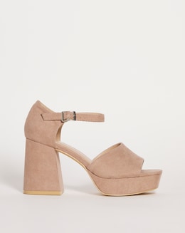 Pavla Heeled Platform Sandals - Extra Wide Fit (EEE)