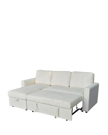 Aspire Nexis Left Corner Chaise Storage Sofa Bed