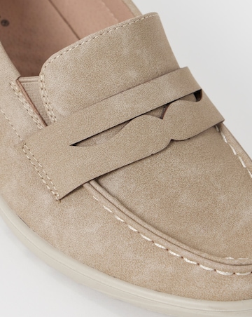 Cushion Walk Wedge Loafers - Extra Wide Fit (EEE)