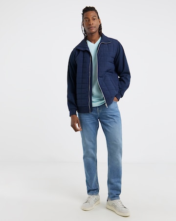 5 Pack V Neck T-Shirts Long - Multi