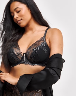 Figleaves Curve Goddess Seductive Fantasy Bra B-F - Black