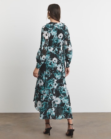 Joanna Hope Printed Wrap Maxi Dress