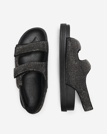 Only Minnie Glitter Sandals With Adjustable Straps Standard Fit