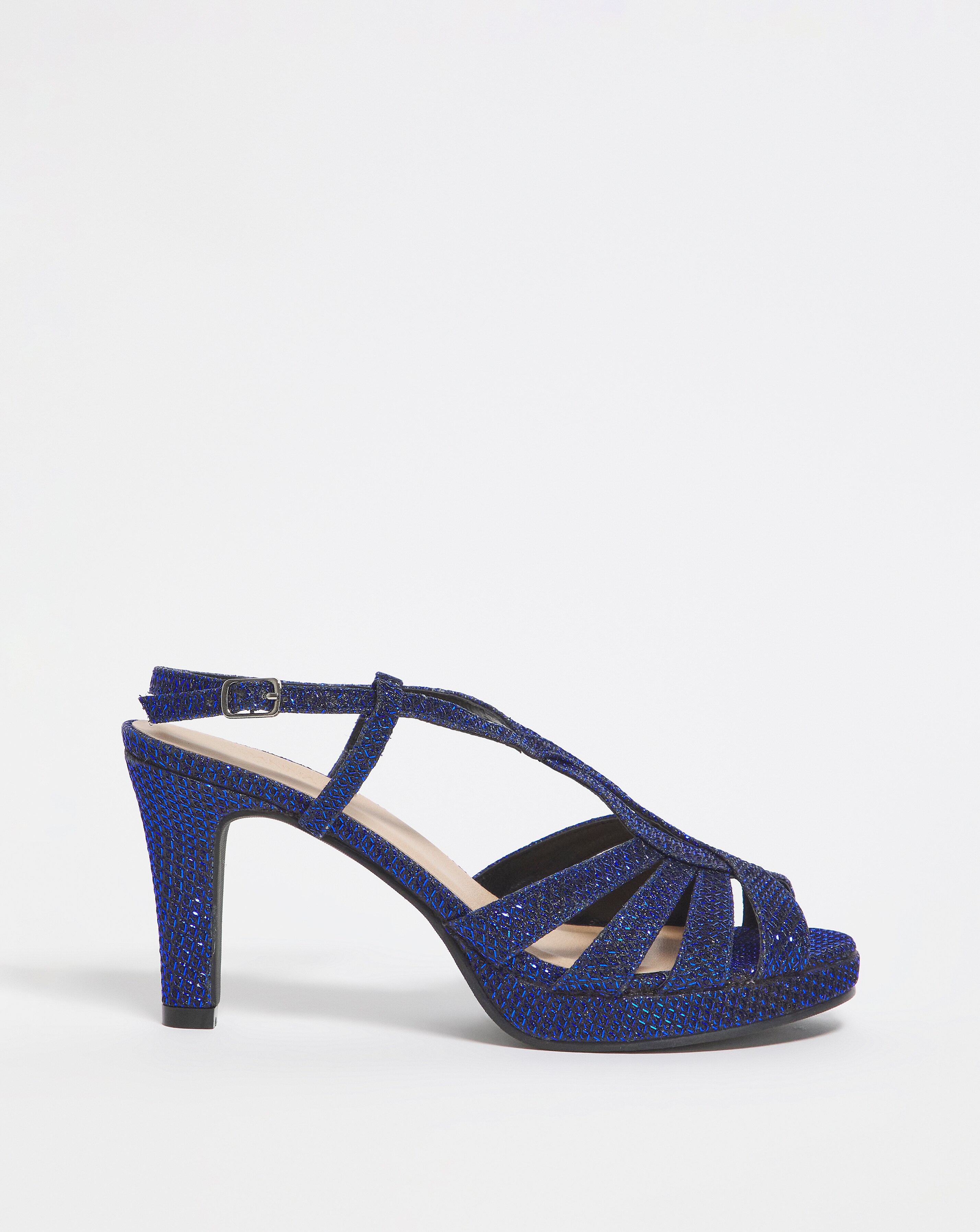 Joanna Hope Crossover Platform Sandal - Wide Fit (E)