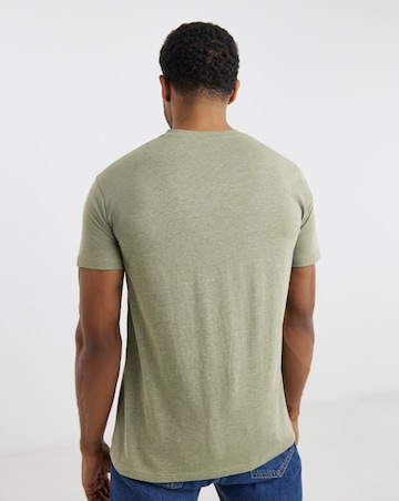 Pure Cotton V Neck T-Shirt Long