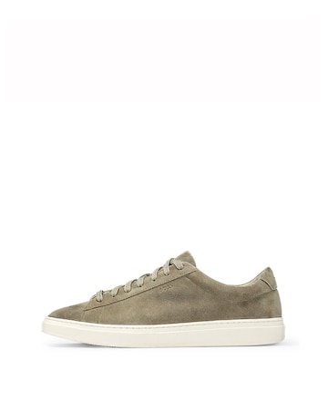 BOSS Kieran Suede Trainer - Khaki