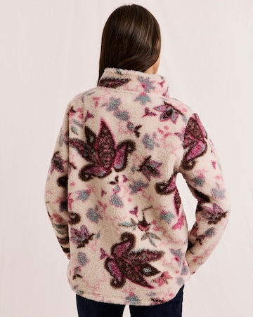 Julipa Printed Borg Sweatshirt