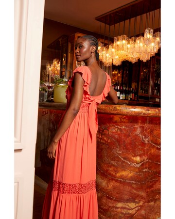 FatFace Hibiscus Lace Maxi Dress