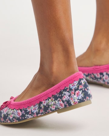 Joe Browns Ballerina Pumps Ex Wide Fit