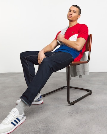 Voi Chevron Colourblock T-Shirt Long Length