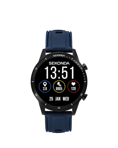 Sekonda Active Go 45mm Smart Watch - Navy
