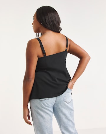 Black Lace Trim Cami