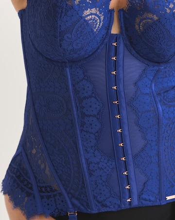 Figleaves Curve Adore 1/2 Pad Underwired Corset B-F - Cobalt