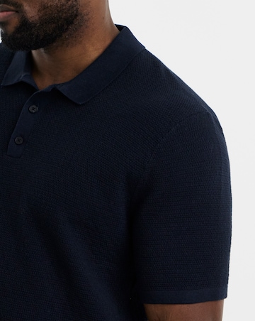 Jack & Jones George Knitted Polo - Navy