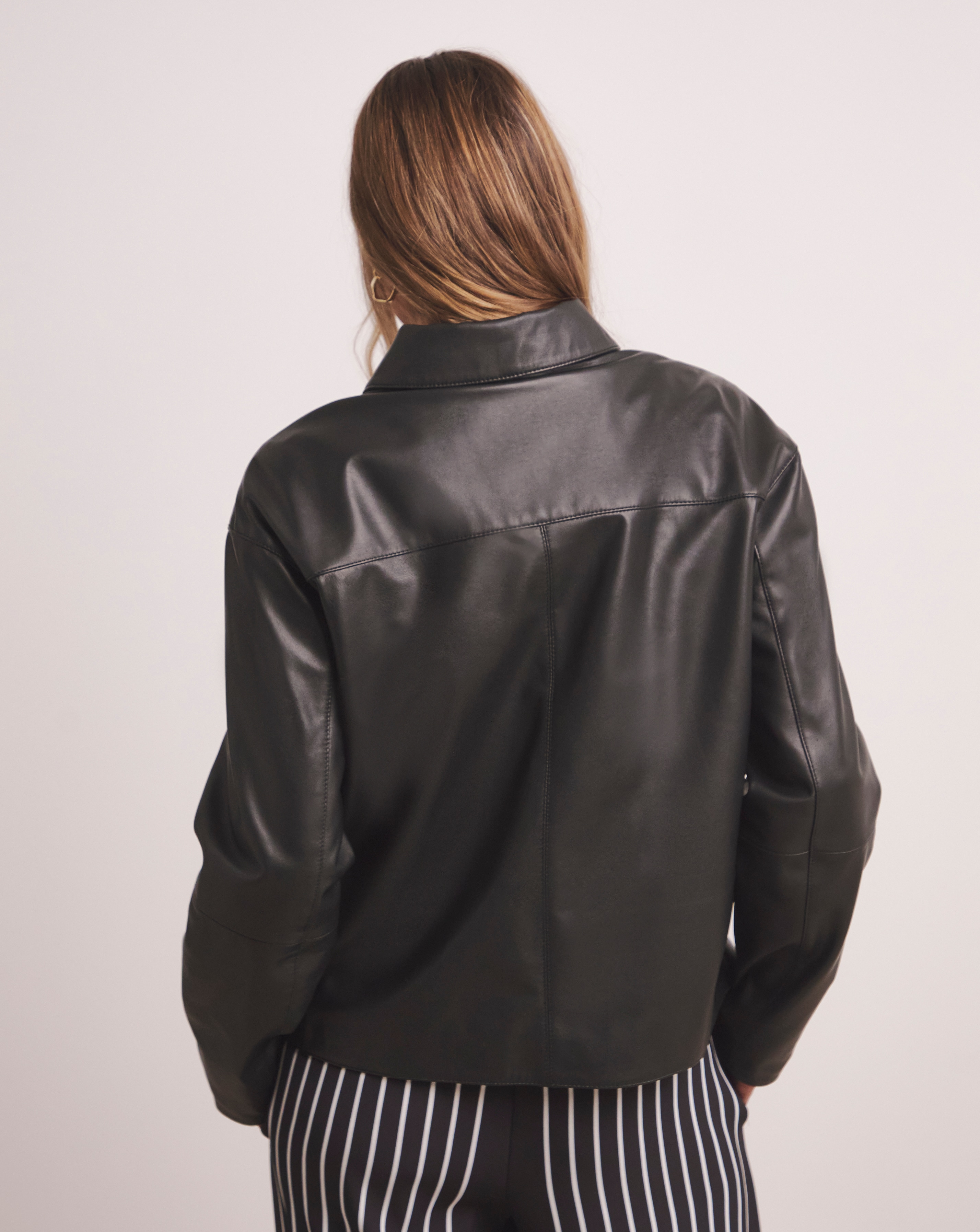 Anthology Leather Trucker Jacket | Fashion World