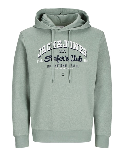 Jack & Jones Logo Hoodie - Green
