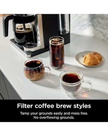 Ninja Prestige Dualbrew System CFN802UK Silver/ Black