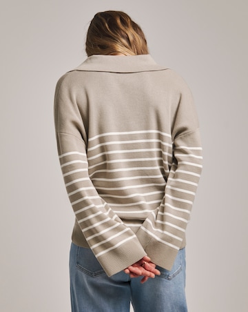 Anthology Milano Stitch Collar Jumper