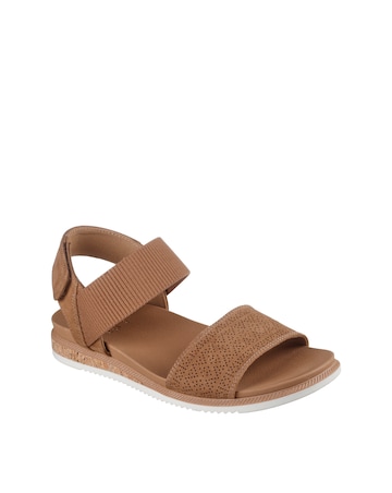Skechers Bobs Desert Kiss Low Chestnut Sandals - Standard Fit (D)