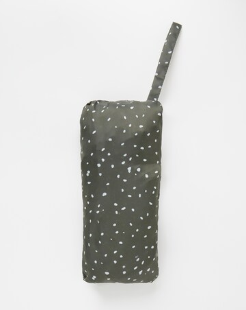 Khaki Spot Longline Pac A Mac Raincoat