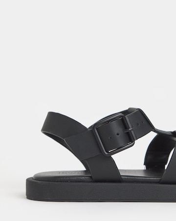 Duffy Leather Fisherman Comfort Sandals - Wide Fit (E)