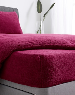 Fleece 35cm Fitted Sheet