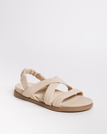 Leather Tubular Sandal EEE Fit