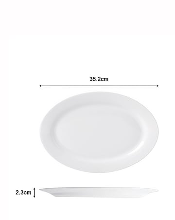 Waterside White Coupe 60 Piece Dinner Set