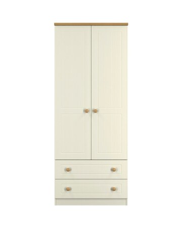 Frances Ready Assembled 2 Door 2 Drawer Wardrobe