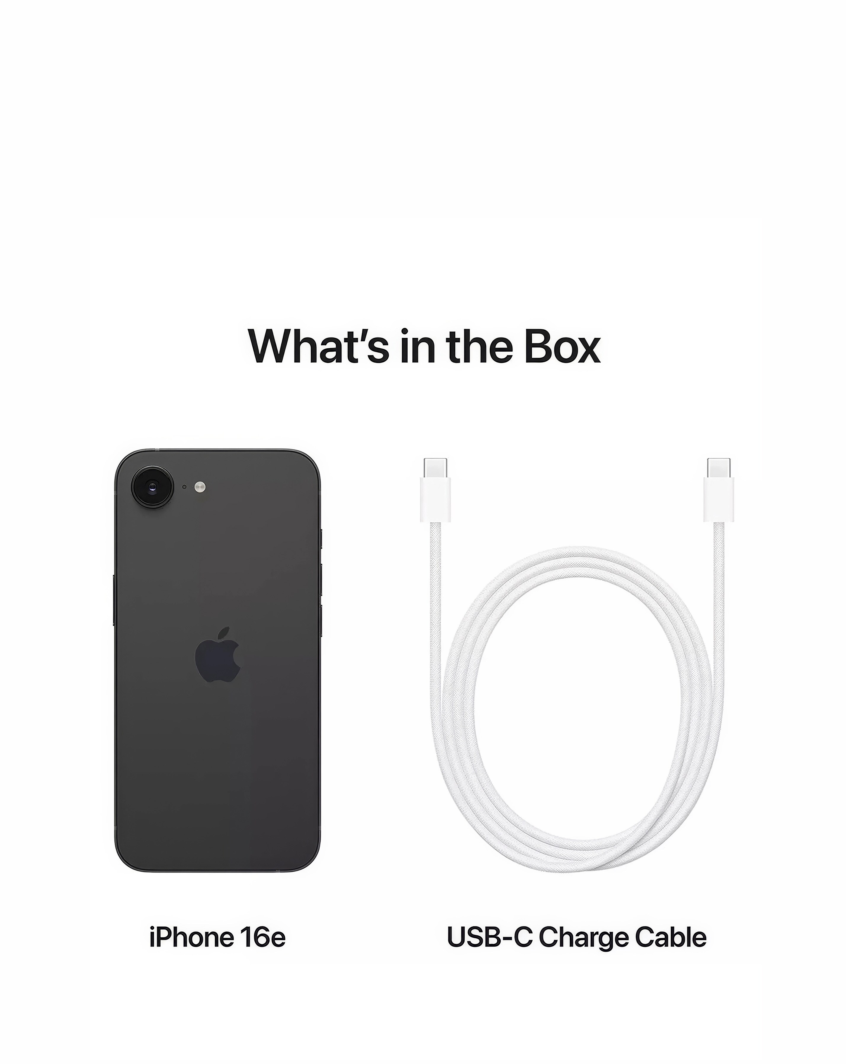 Apple iPhone 16e 512GB - Black | Fashion World