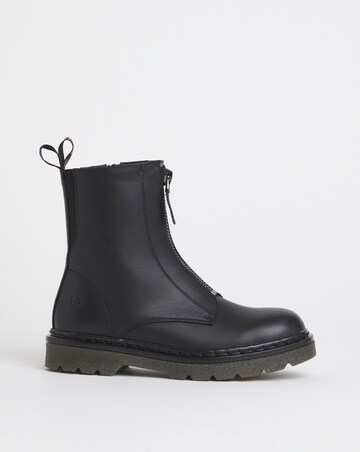 Heavenly Feet Oberon zip Chunky Boot Ex Wide Fit