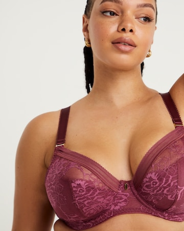 Fantasie Fusion Lace Plunge Wired Bra Rosewood