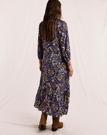 Julipa Printed Tiered Midi Dress