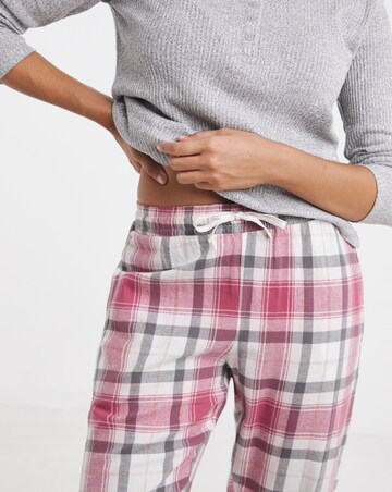 Pretty Secrets Check Henley Pyjama Set