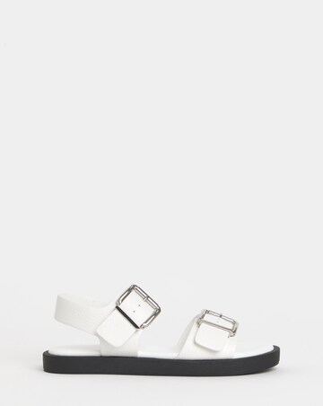 Heidi Two Part Buckle Comfort Sandals - Extra Wide Fit (EEE)