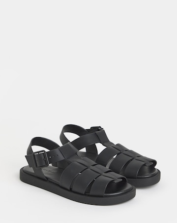 Duffy Leather Fisherman Comfort Sandals - Wide Fit (E)