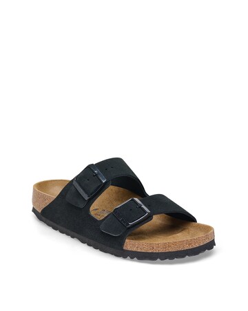 Birkenstock Classic Suede Arizona Sandals - Black