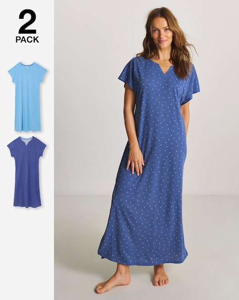 Julipa (2 Pack) Value Nighties Blue Mix