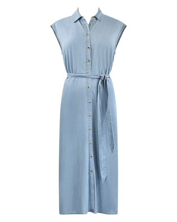 Ro&Zo Denim Shirt Dress
