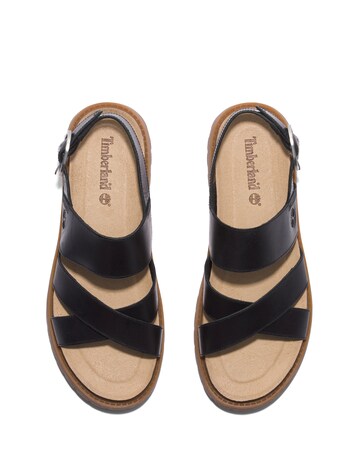 Timberland Clairemont Black Full Grain Sandals