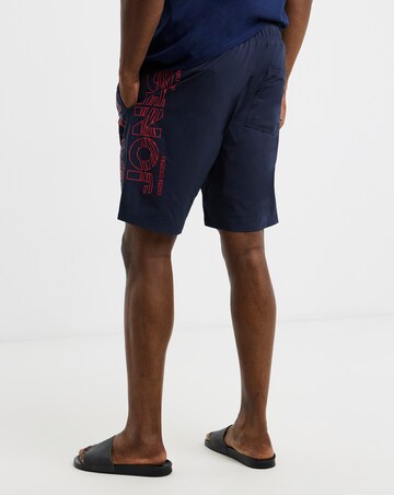 Jack & Jones Maui Logo Swim Shorts - Navy