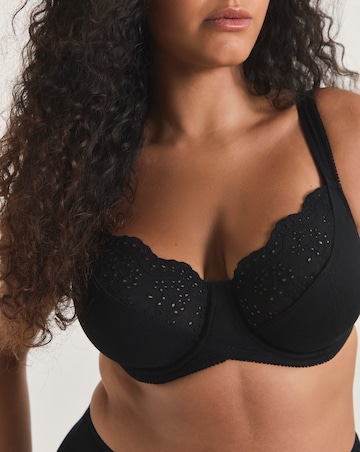 Pretty Secrets (2 Pack) New Jane Full Cup Wired Bras (D-K) Black/White