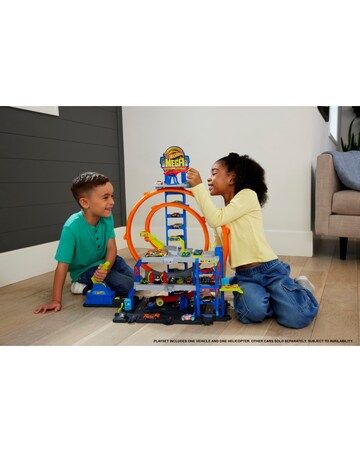 Hot Wheels City Mega Loop Garage