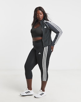 adidas 3 Stripe 3/4 Leggings