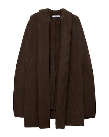 Mango Capri Cable Knit Cape