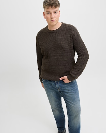 Jack & Jones Global Knitted Jumper - Brown