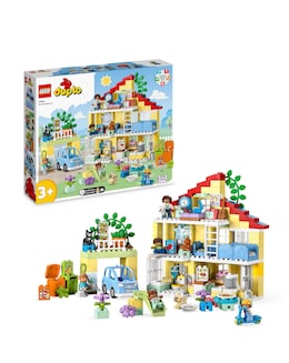 LEGO DUPLO 3in1 Family House Toy for Toddlers Aged 3+ 10994