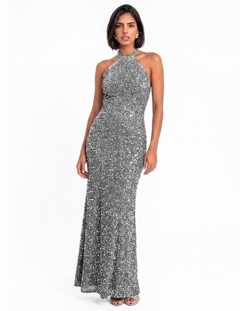 New In - Maya Deluxe Sequined Velvet Maxi Dress